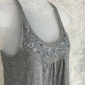 y2k Sequin Tank Top Womens sz M 2010s indie sleaze Bella Swan Elena Gilbert